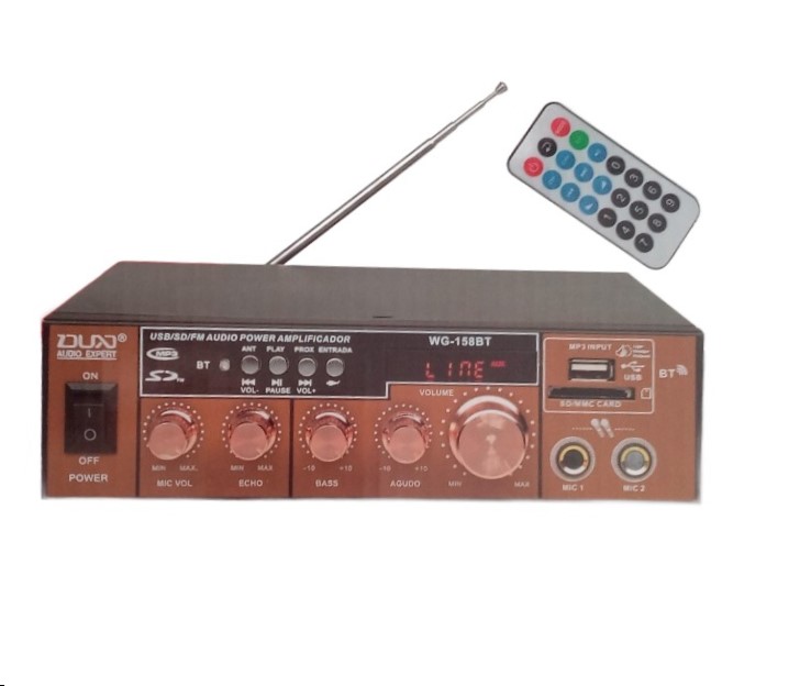 Amplificator audio receiver cu Bluetooth ,telecomanda inclusa